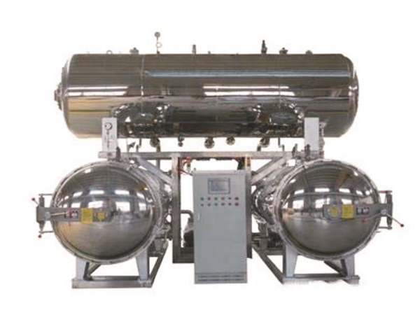 电脑全自动水域式三国串联杀菌锅